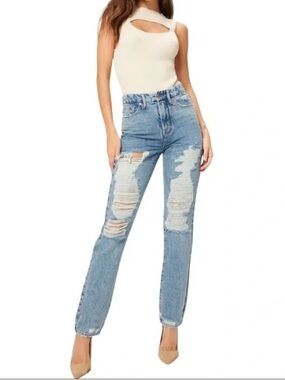 Good American Good Boy High Waist Boyfriend Jeans